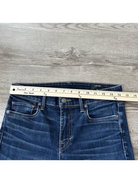 Vince Bootcut Crop Jeans Dark Rinse Womens 27 - Picture 6 of 15